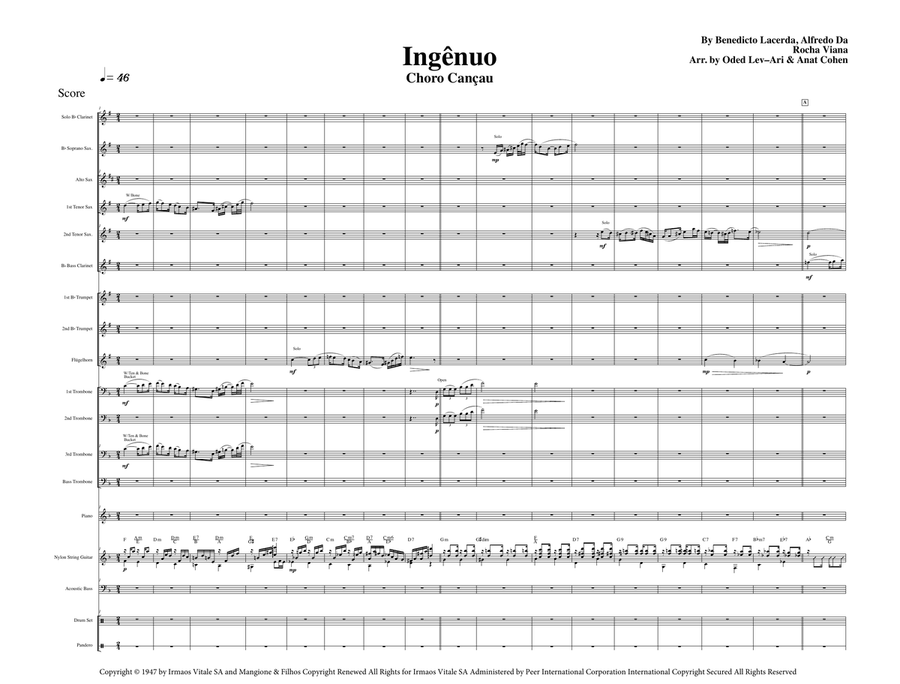 Ingenuo Jazz Ensemble scores gallery preview page 1