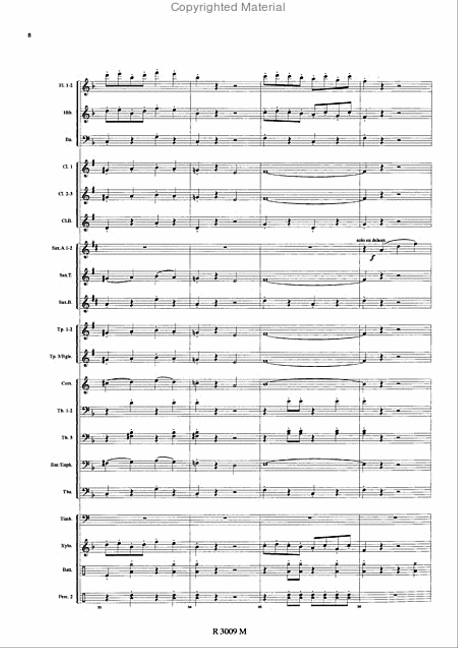 Brigades du Tigre Concert Band scores gallery preview page 9