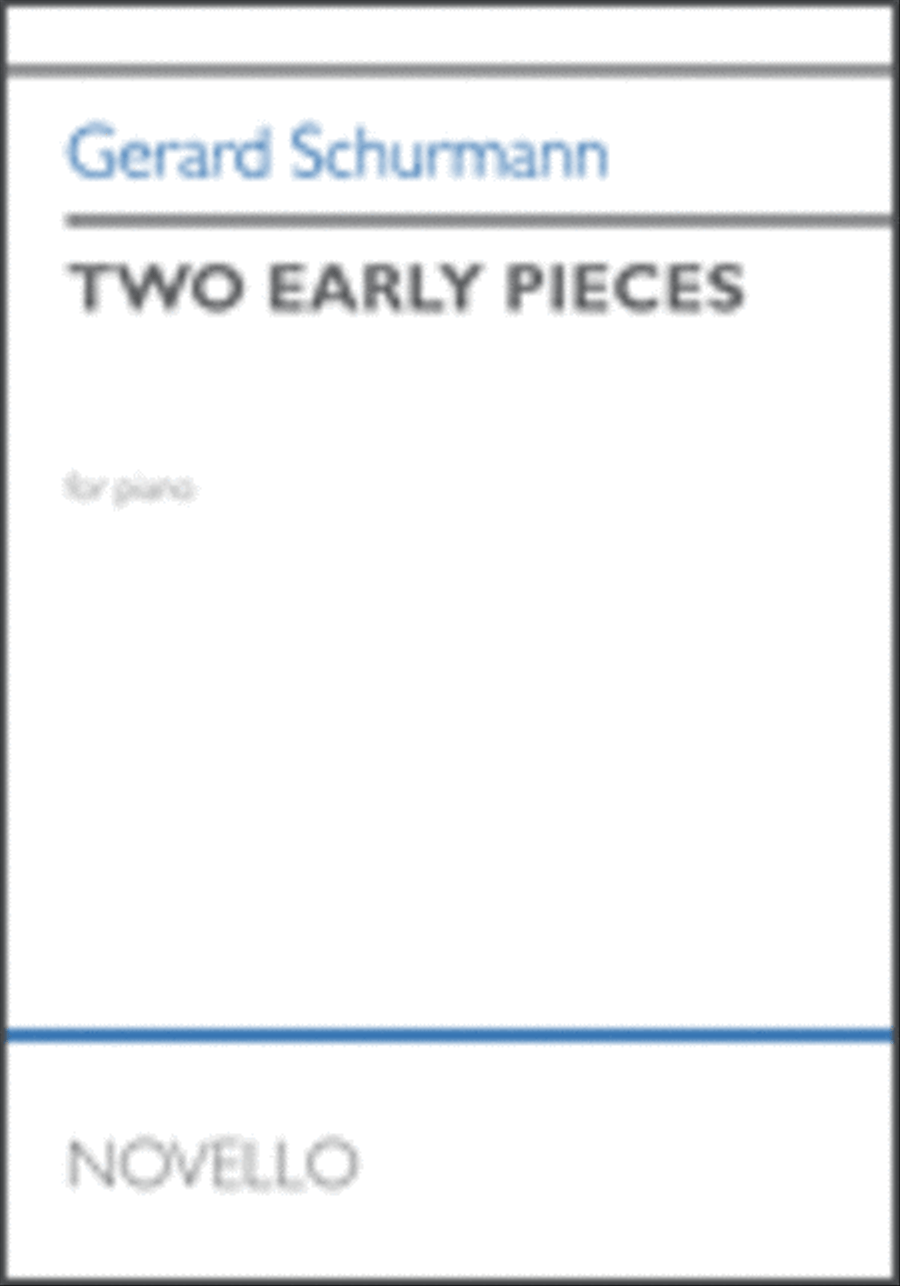 Two Early Pieces Two Early Pieces Piano Solo scores gallery preview page 1