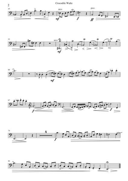 Crocodile Waltz for flute, cello and guitar image number null