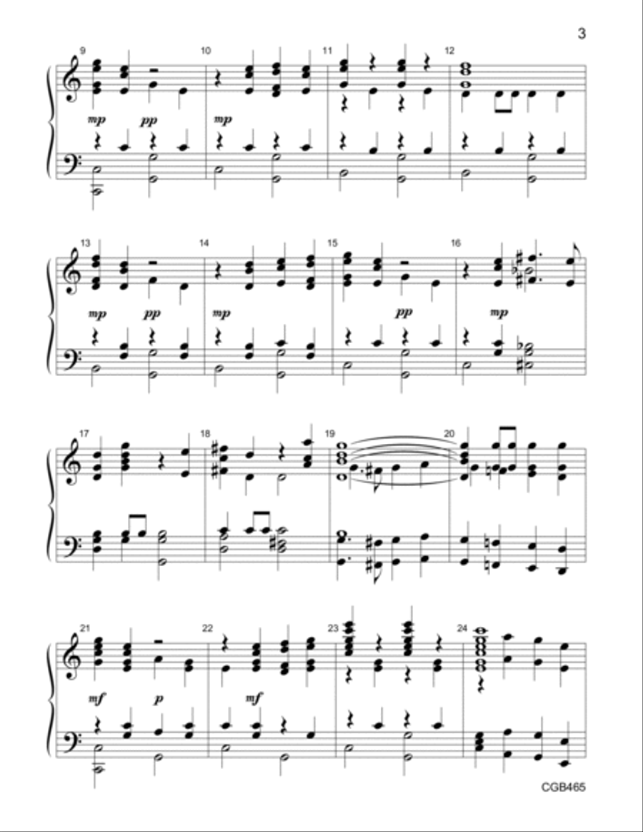 Colonel Bogey March Colonel Bogey March Handbell Choir scores gallery preview page 3