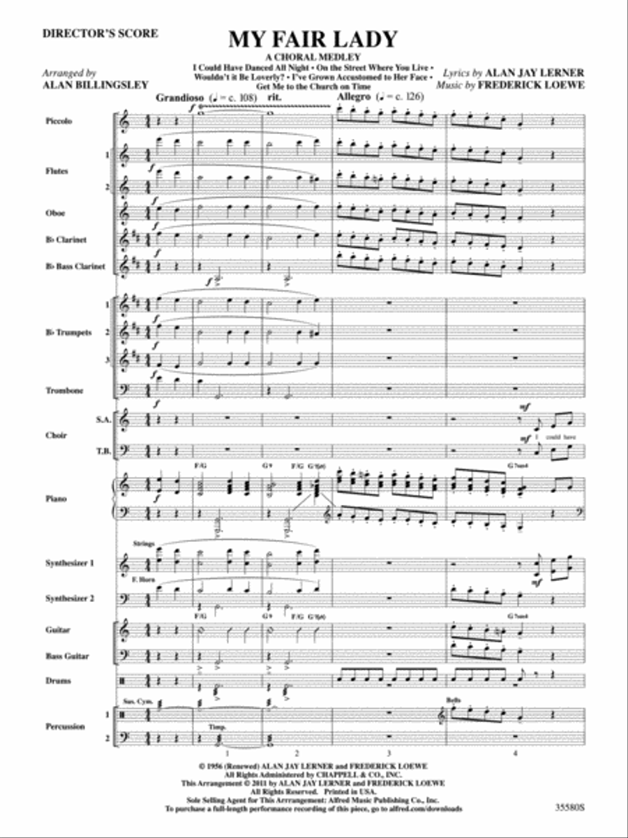 My Fair Lady Choir scores gallery preview page 2