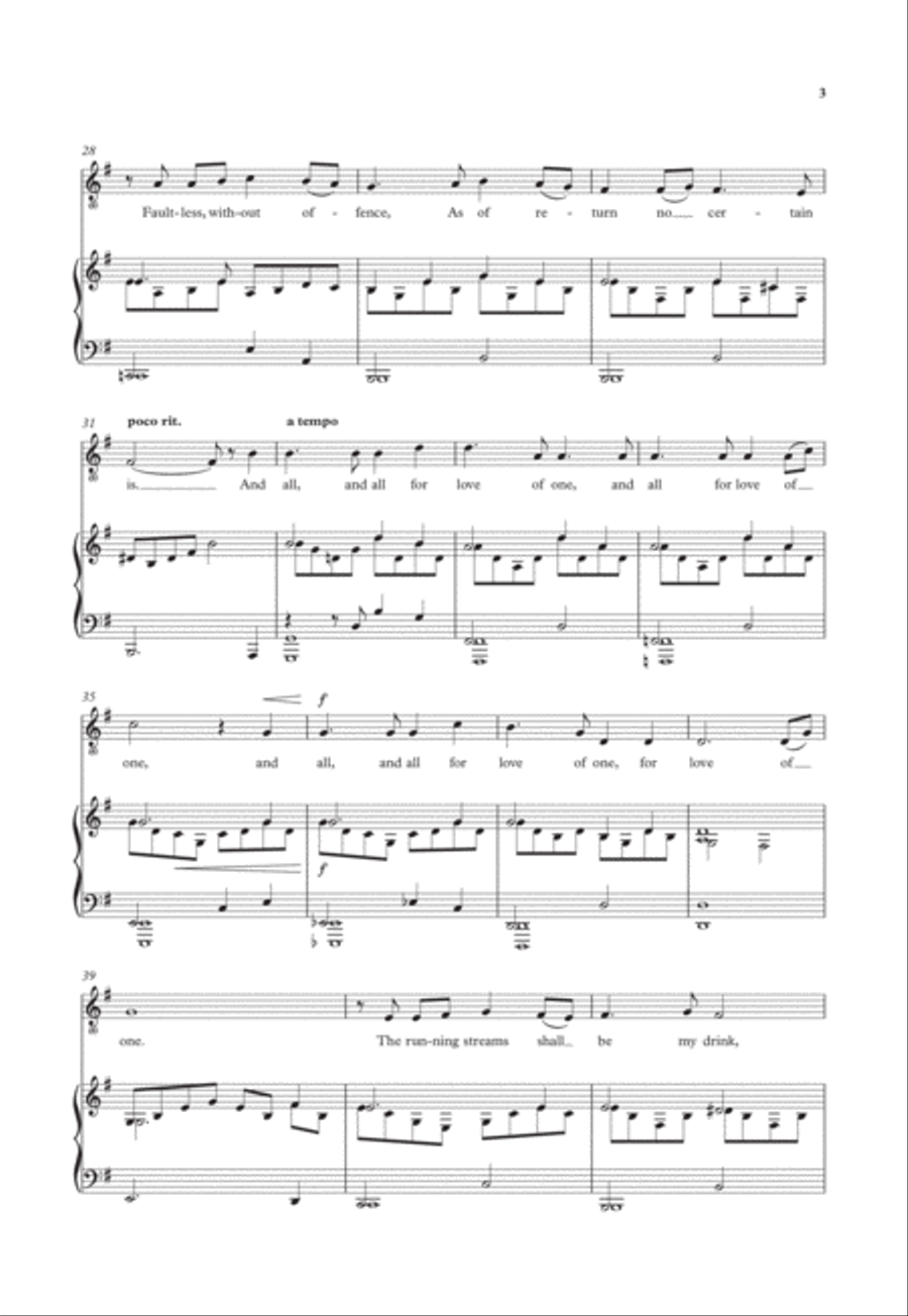All for Love of One Low Voice scores gallery preview page 3