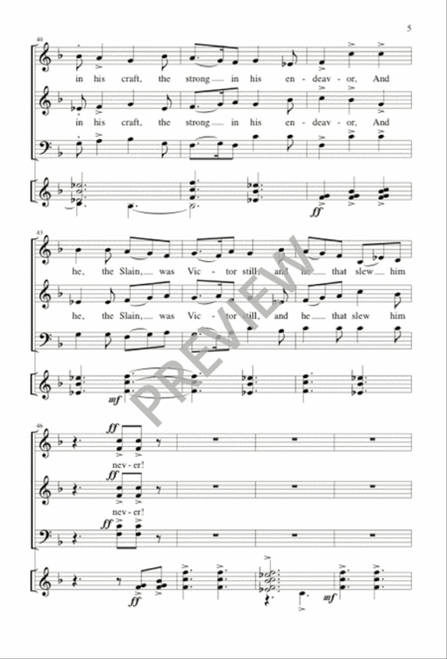 Resurrection Dance 3-Part scores gallery preview page 5