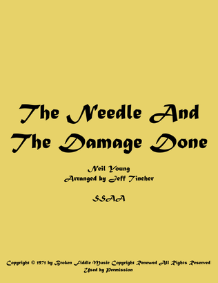The Needle And The Damage Done
