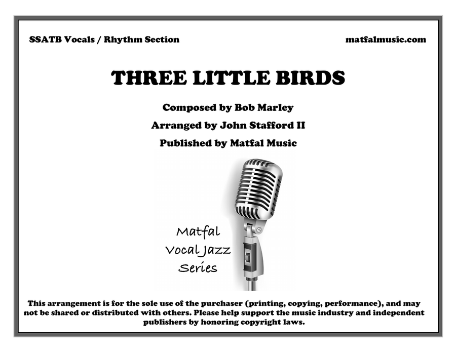 Three Little Birds Three Little Birds Divisi scores gallery preview page 1