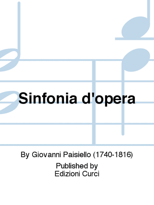 Book cover for Sinfonia d'opera