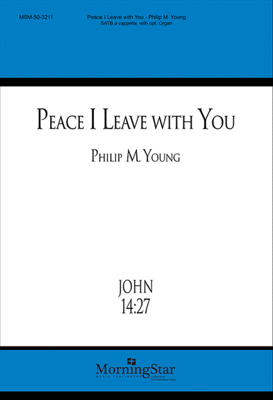 Peace I Leave with You 4-Part scores gallery preview page 1