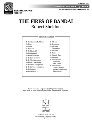 The Fires of Bandai: Score