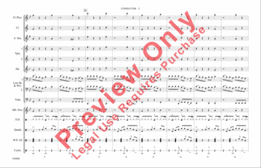 That's What I Like Marching Band scores gallery preview page 3