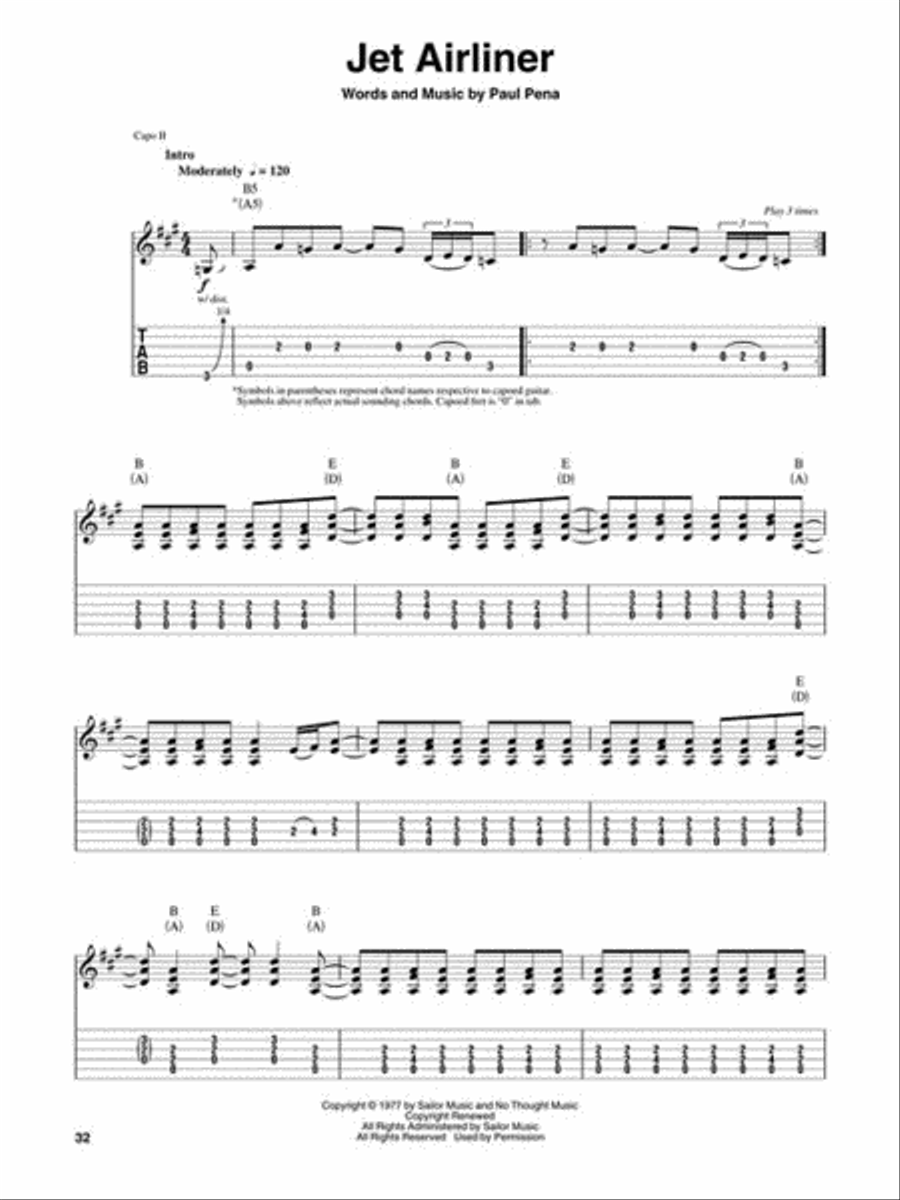 Steve Miller Steve Miller Guitar Tablature scores gallery preview page 5