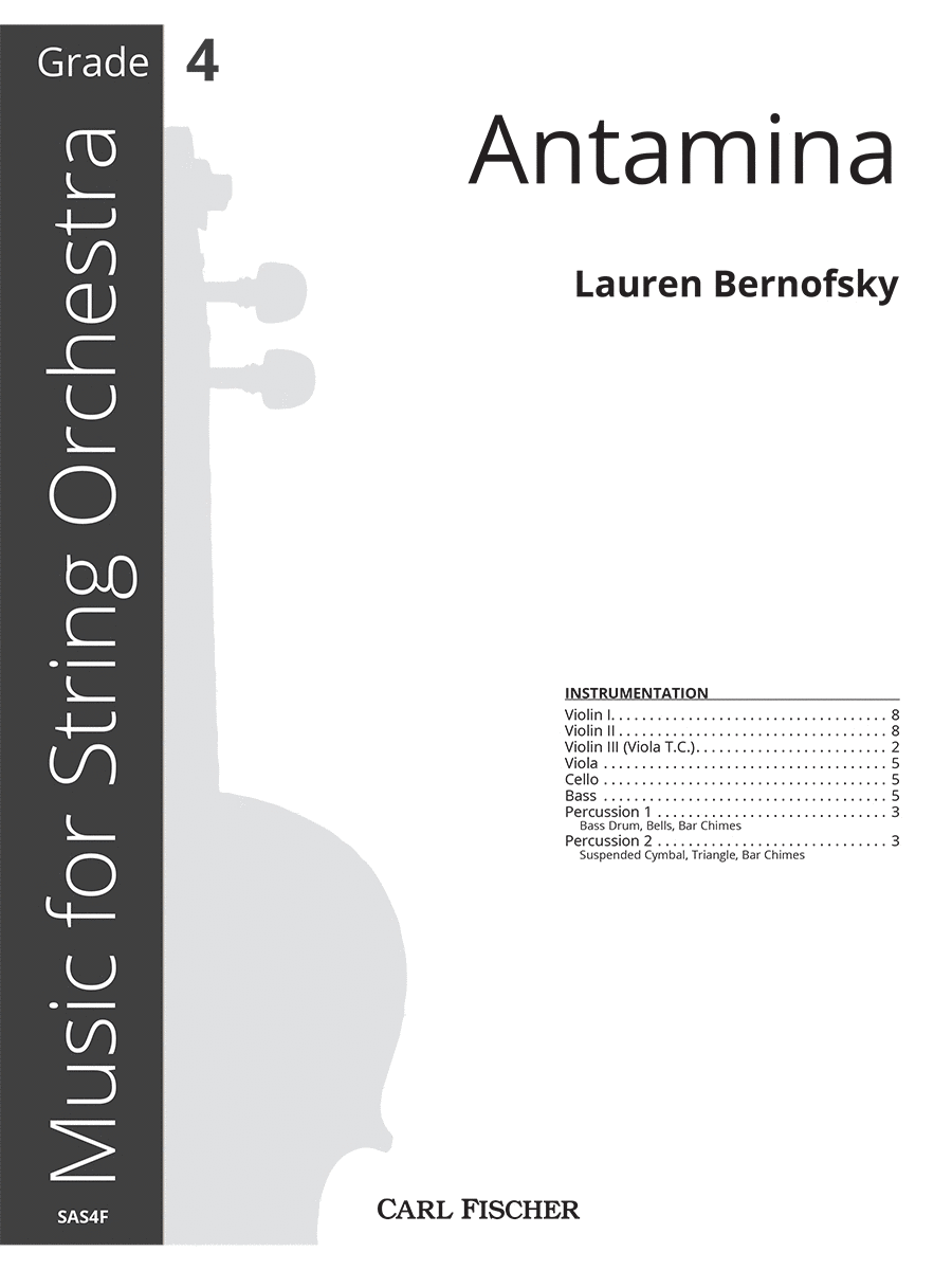 Antamina Orchestra scores gallery preview page 1
