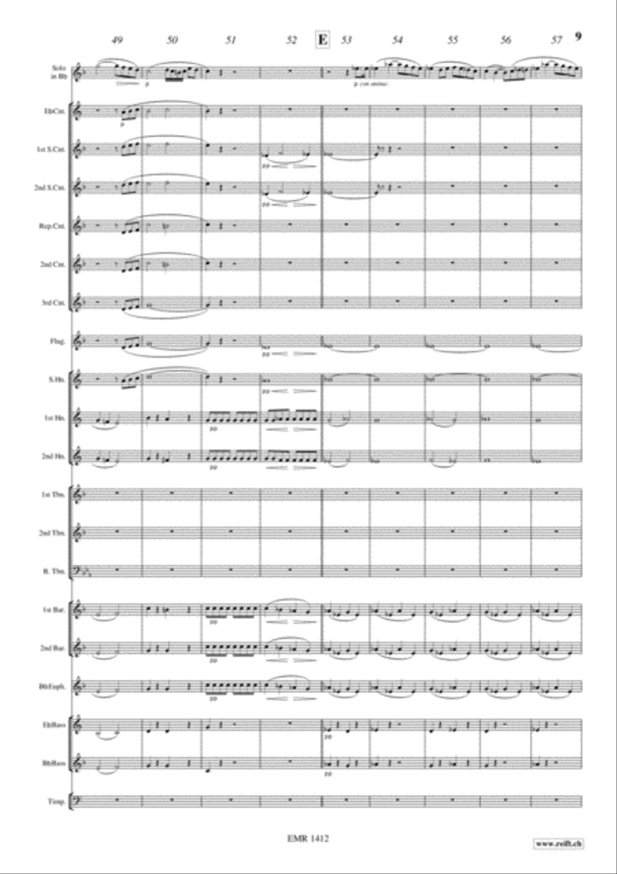 Romance Brass Band scores gallery preview page 9