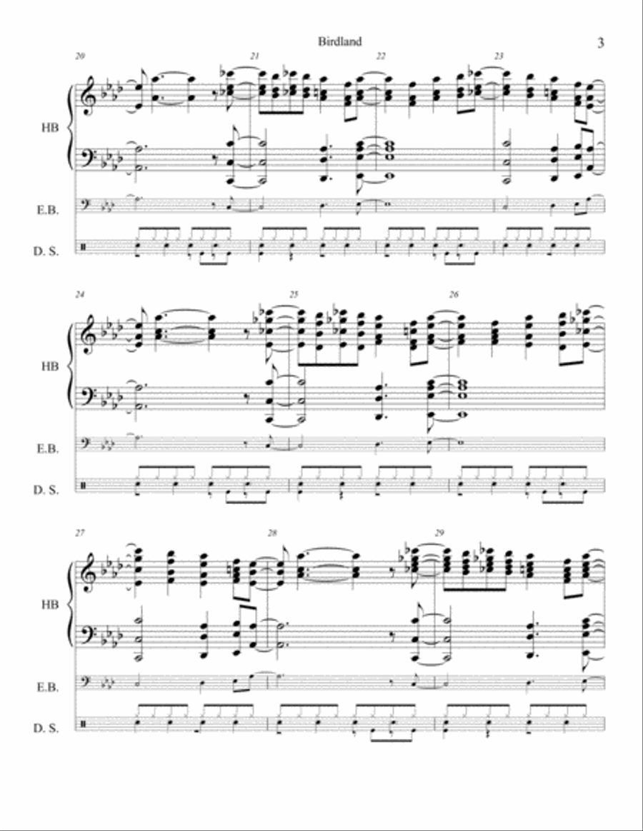 Birdland Handbell Choir scores gallery preview page 3