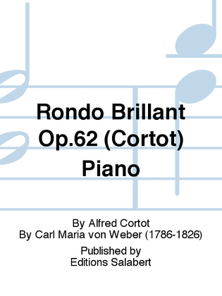 Book cover for Rondo Brillant Op.62 (Cortot) Piano
