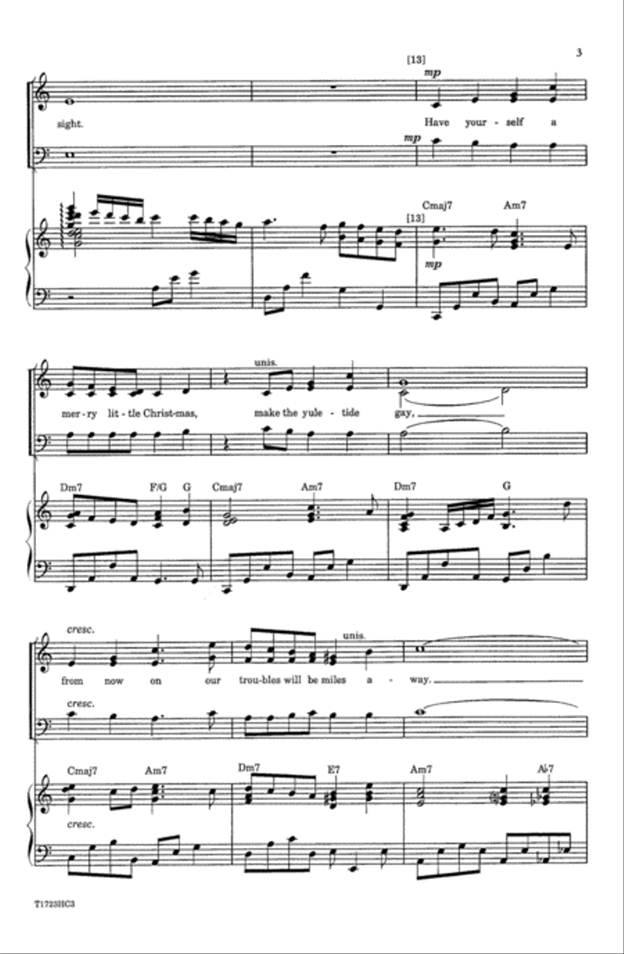 Have Yourself a Merry Little Christmas Choir scores gallery preview page 2