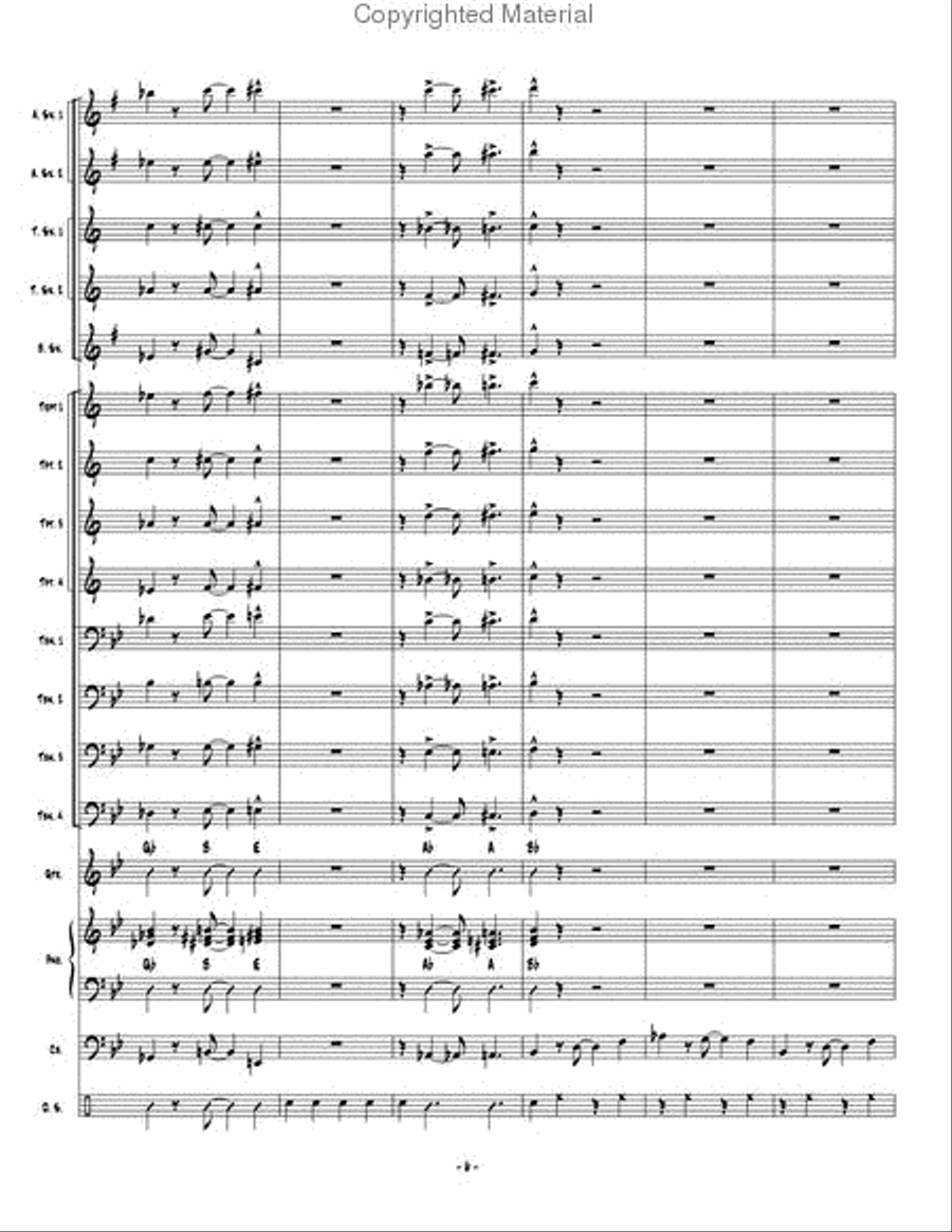 Eggs St. Jack Eggs St. Jack Jazz Ensemble scores gallery preview page 7