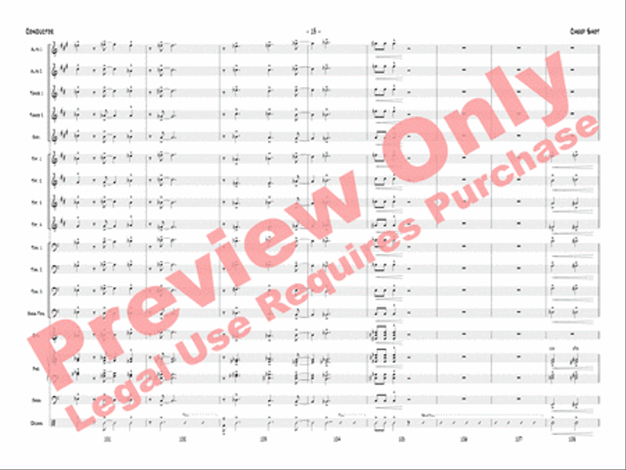 Cheep Shot Cheep Shot Jazz Ensemble scores gallery preview page 16