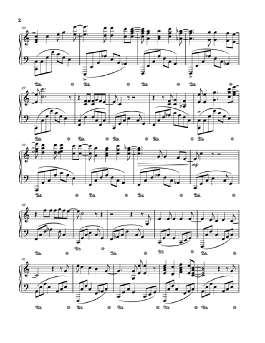 You Will Be Okay Stolas Lullaby Piano Solo scores gallery preview page 2