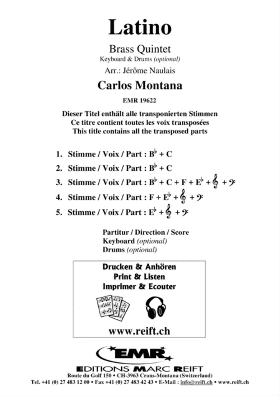 Latino Brass Band scores gallery preview page 2