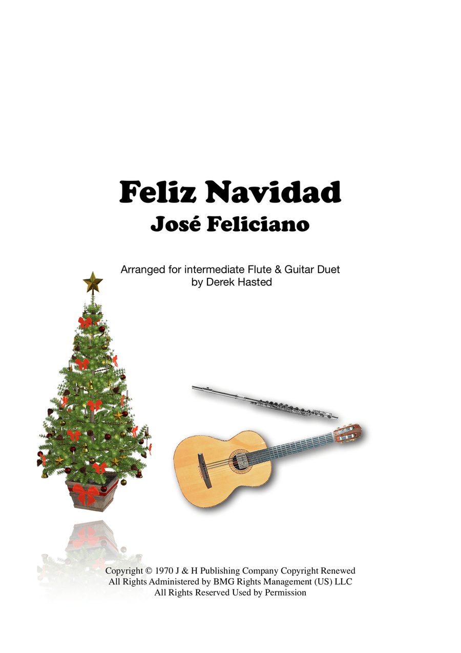 Feliz Navidad Flute scores gallery preview page 1