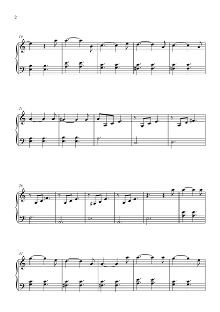 House of the Rising Sun - for Piano Piano Solo scores gallery preview page 2
