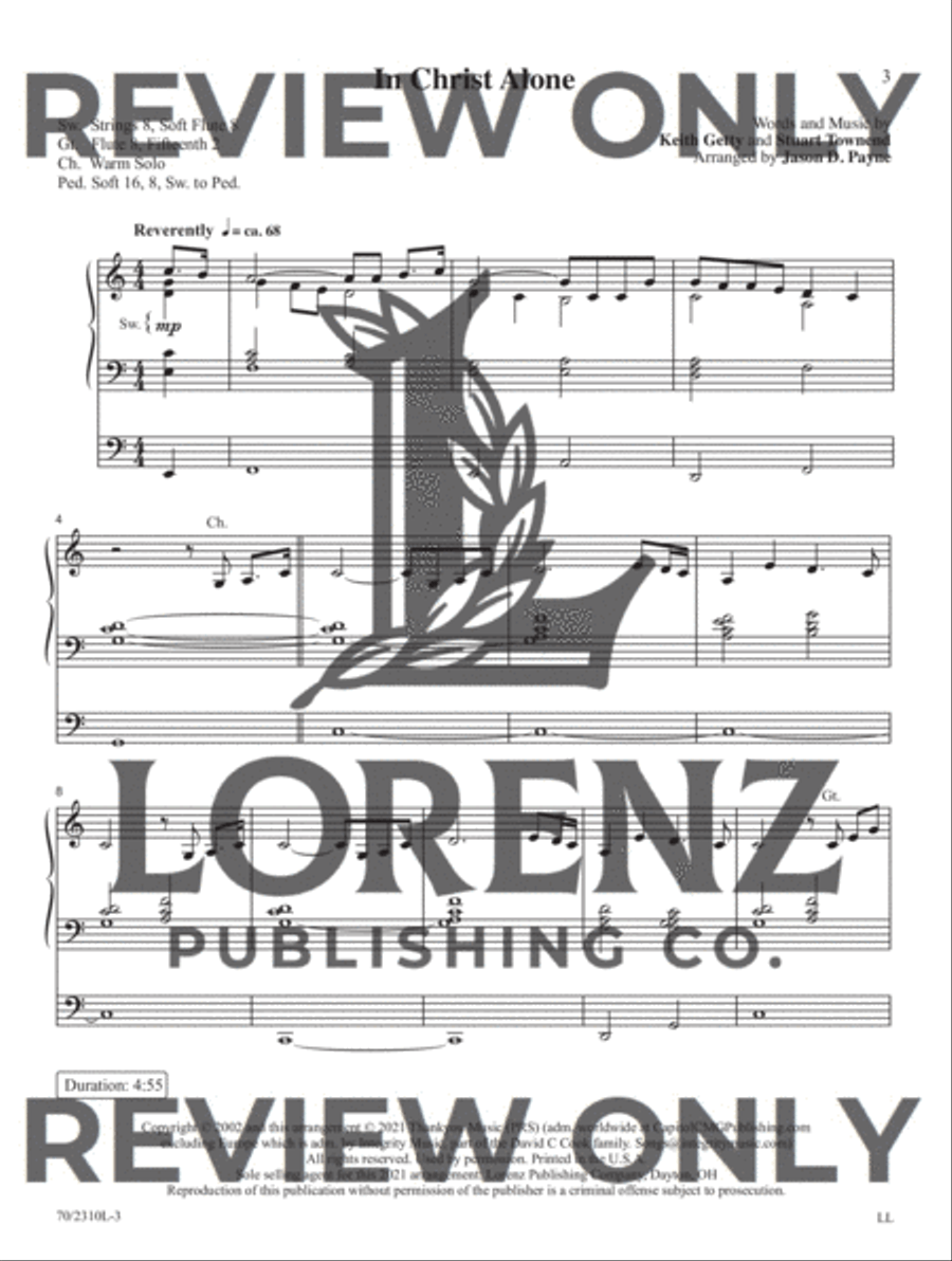 My Hope Is Found Organ Solo scores gallery preview page 4