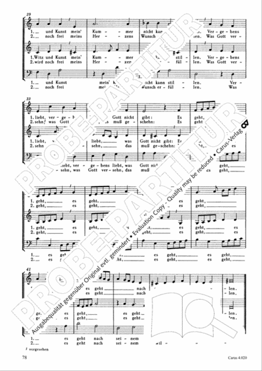 Calvisius: Tricinia. Psalmen und Motetten zu drei Stimmen Choir scores gallery preview page 79