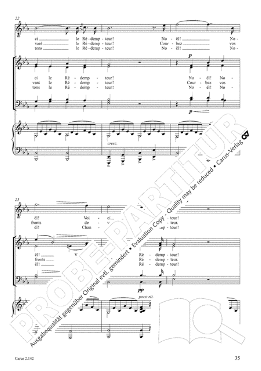 Christmas Carols of the World. Choral collection 4-Part scores gallery preview page 34