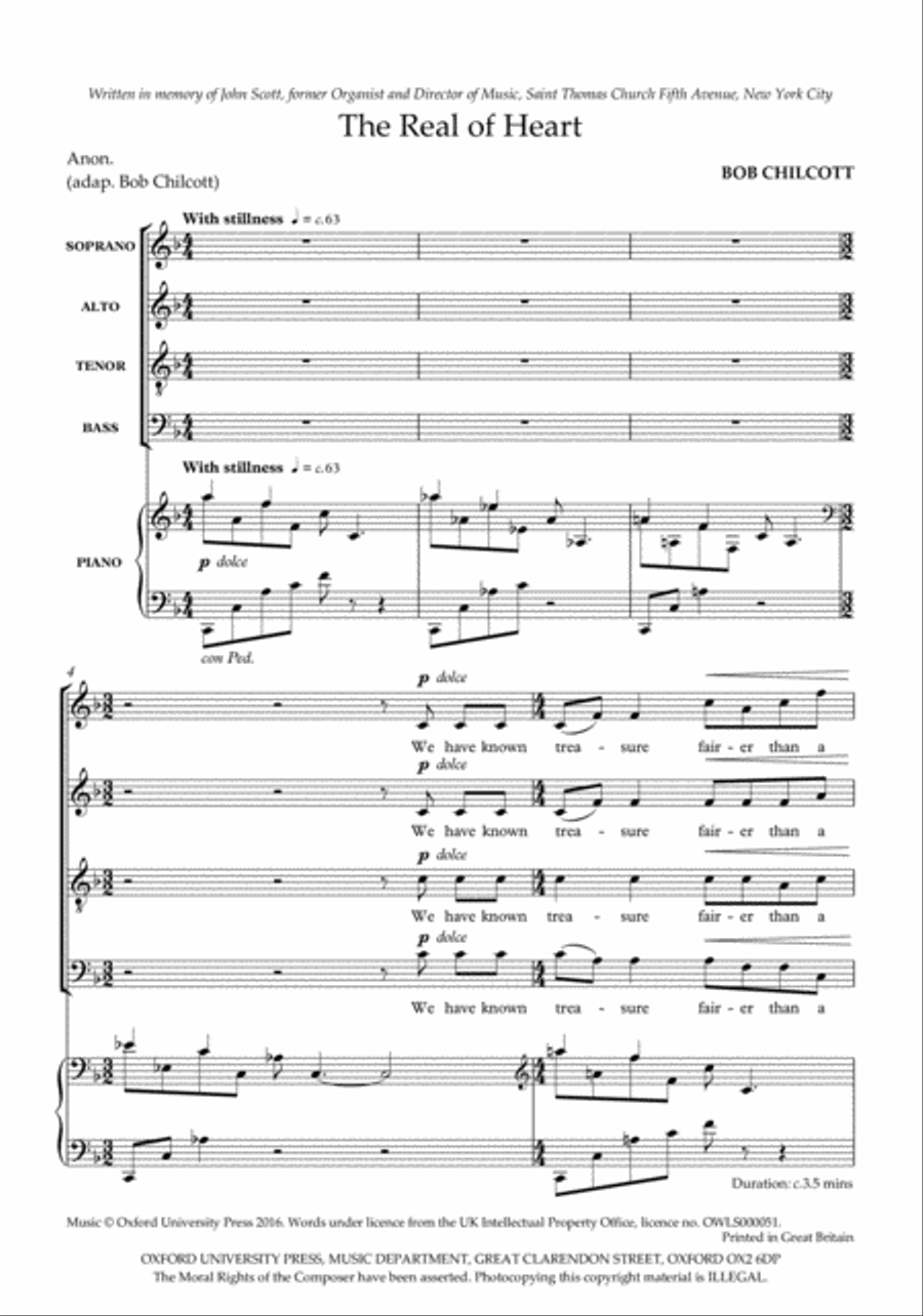 The Real of Heart 4-Part scores gallery preview page 2