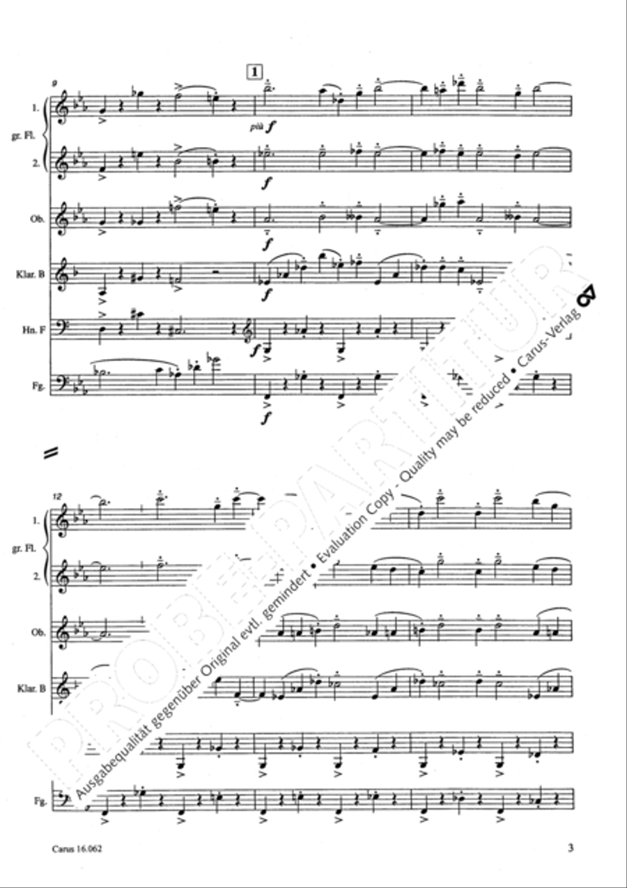 Musik fur sechs Blaser Musik fur sechs Blaser Bassoon scores gallery preview page 6