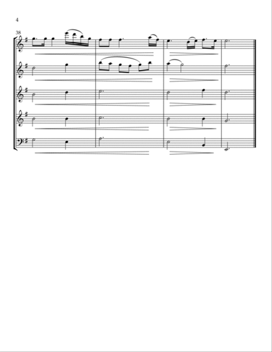 An Raibh Tú Ag An gCarraig Woodwind Quintet scores gallery preview page 4