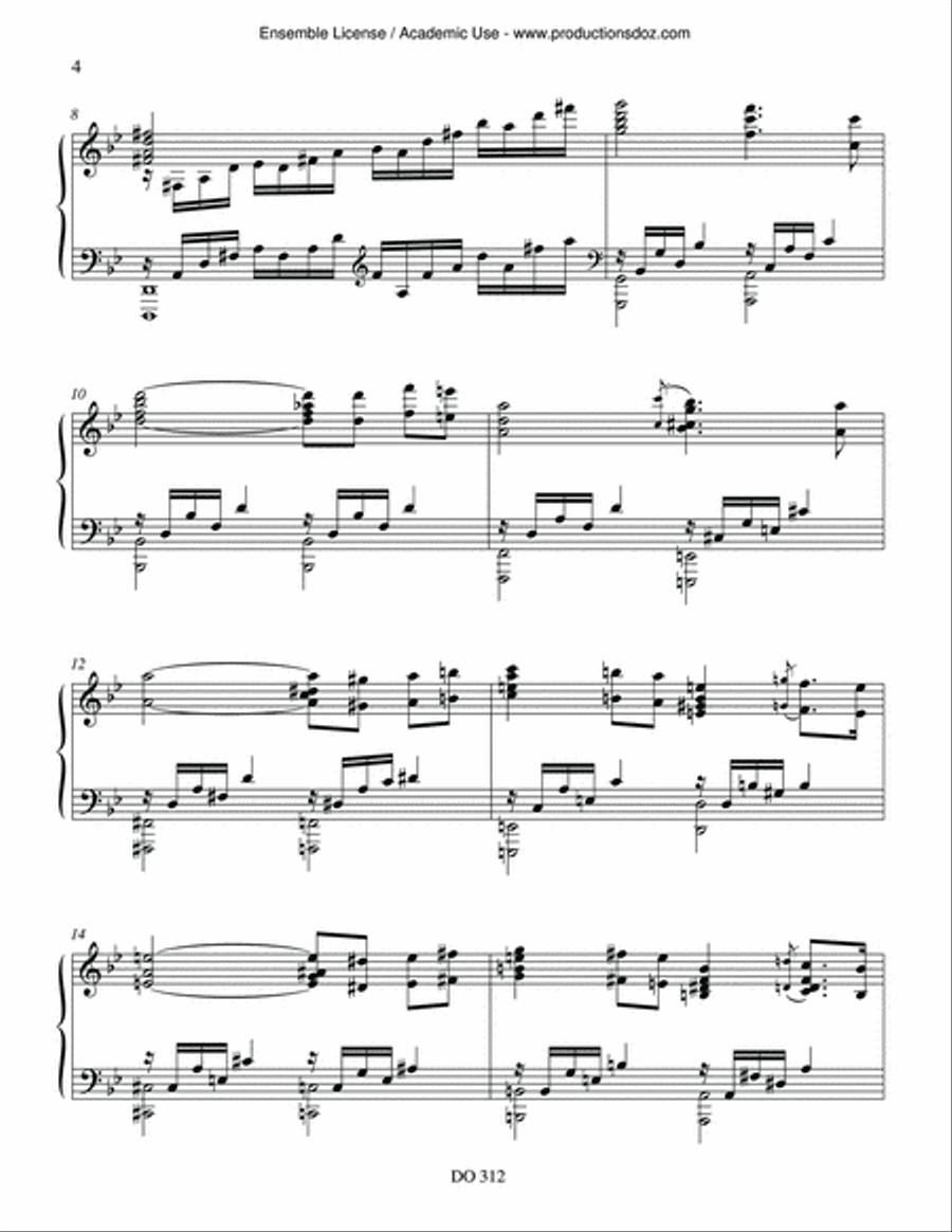 Complainte de l'homme venu d'ailleurs Piano Solo scores gallery preview page 3