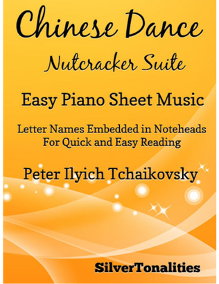 Book cover for Chinese Dance Nutcracker Suite Easy Piano Sheet Music