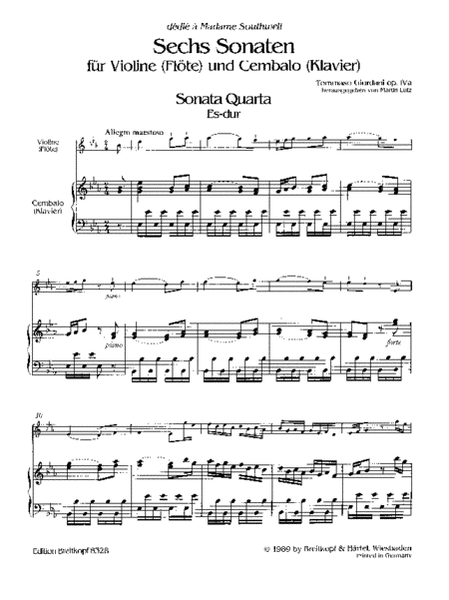 6 Sonatas Op. 4A