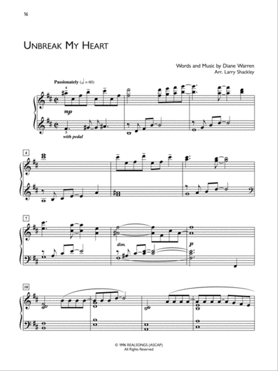 Popular Performer -- 1990s Piano Solo scores gallery preview page 3