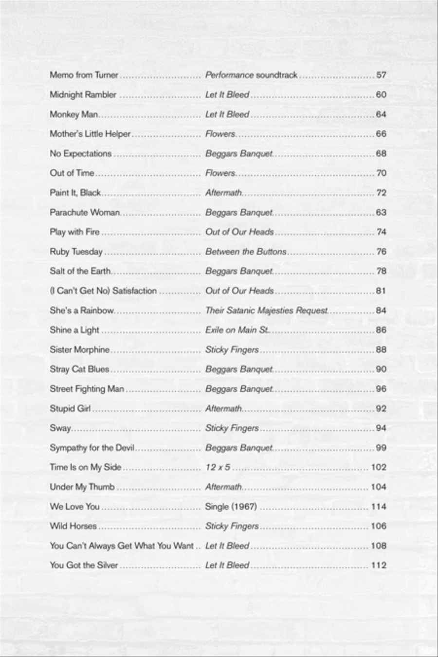 Rolling Stones -- Lyric & Chord Songbook Guitar scores gallery preview page 3
