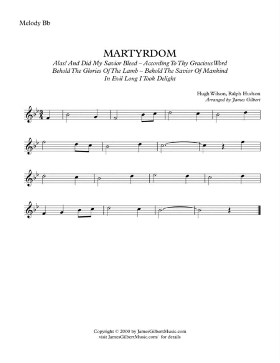 MARTYRDOM Small Ensemble scores gallery preview page 6
