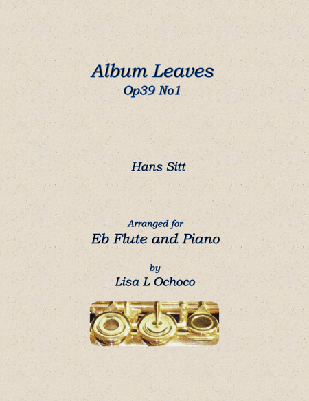 Album Leaves Op39 No1 for Eb Flute and Piano image number null