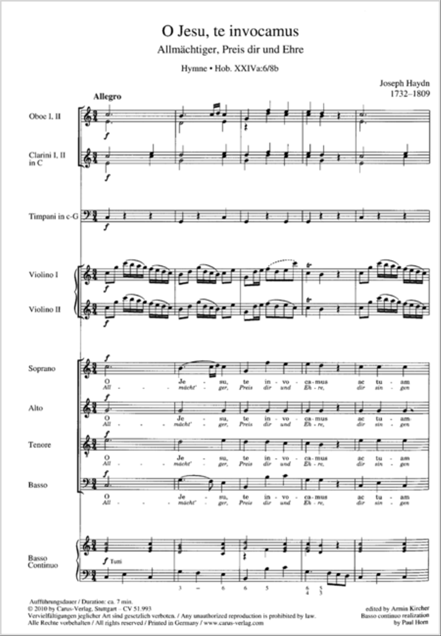 O Jesu, te invocamus 4-Part scores gallery preview page 18