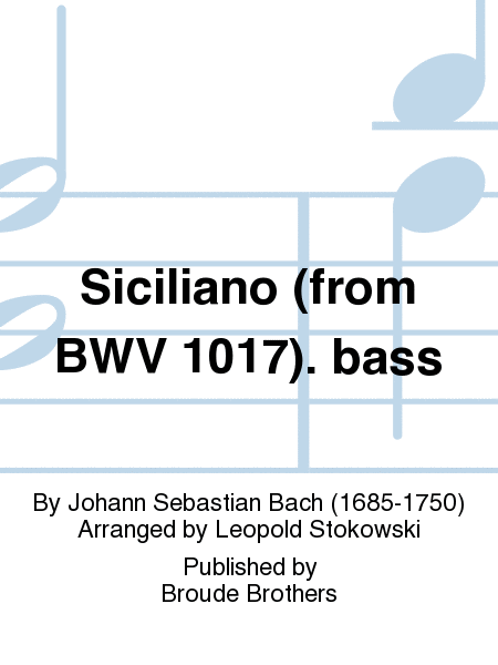 Siciliano bass