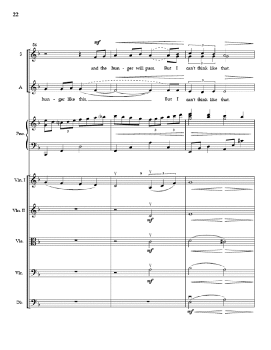Flight (Full Score and Parts) SSA scores gallery preview page 21