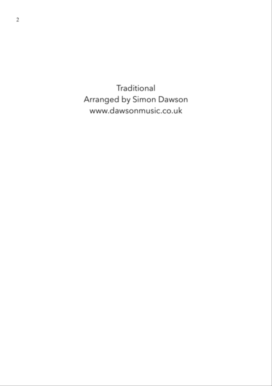 Christmas Carol Medley - I Saw Three Ships/God Rest Ye Merry Gentlemen/In Dulci Jubilo - Solo Guitar Acoustic Guitar scores gallery preview page 2