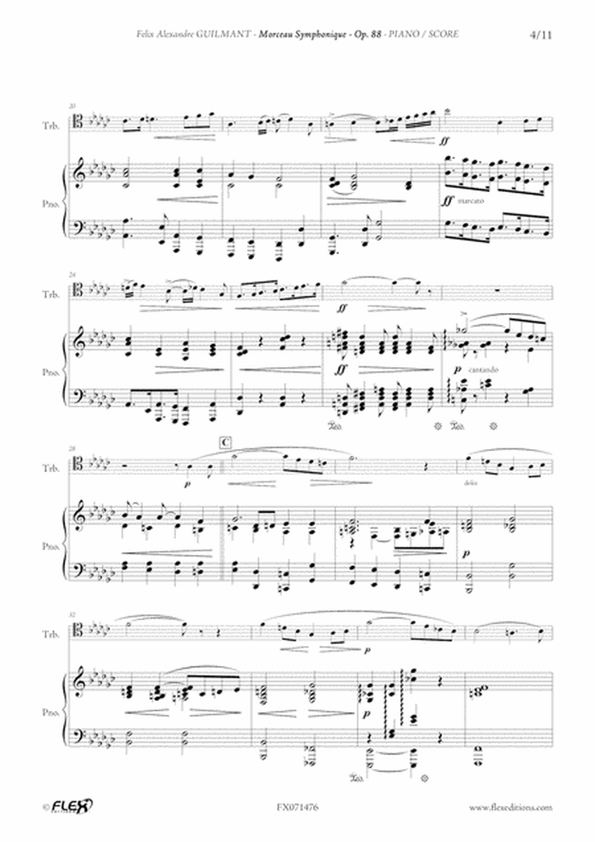 Morceau Symphonique - Concertpiece Opus 88 image number null