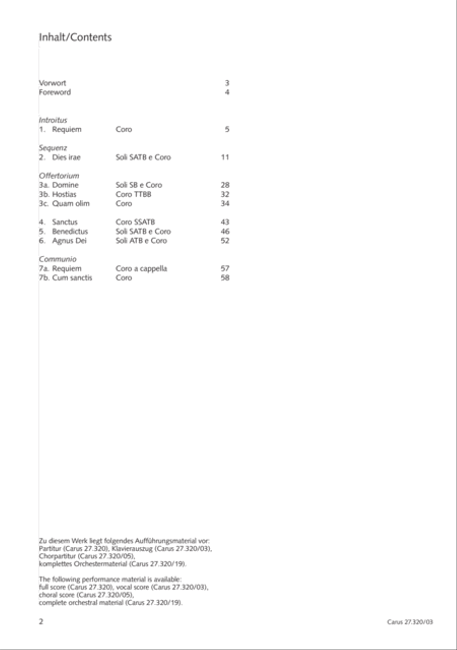 Requiem in D minor 4-Part scores gallery preview page 3