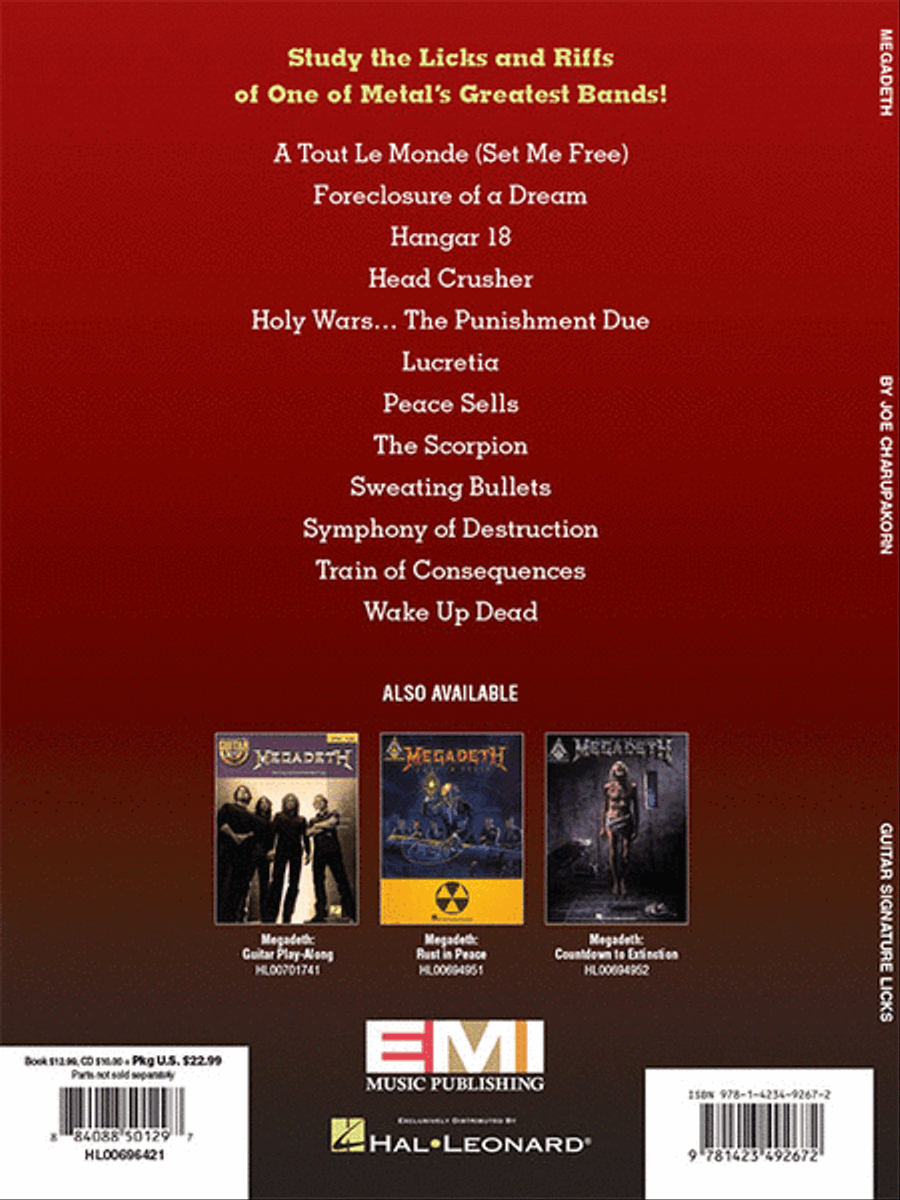 Megadeth – Signature Licks Electric Guitar scores gallery preview page 6