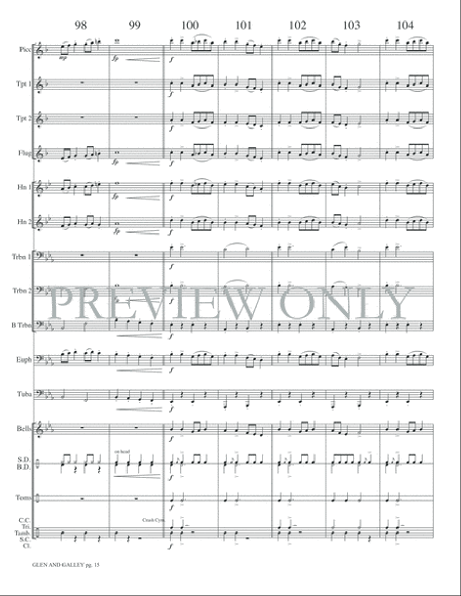 Glen and Galley Glen and Galley Small Ensemble scores gallery preview page 17