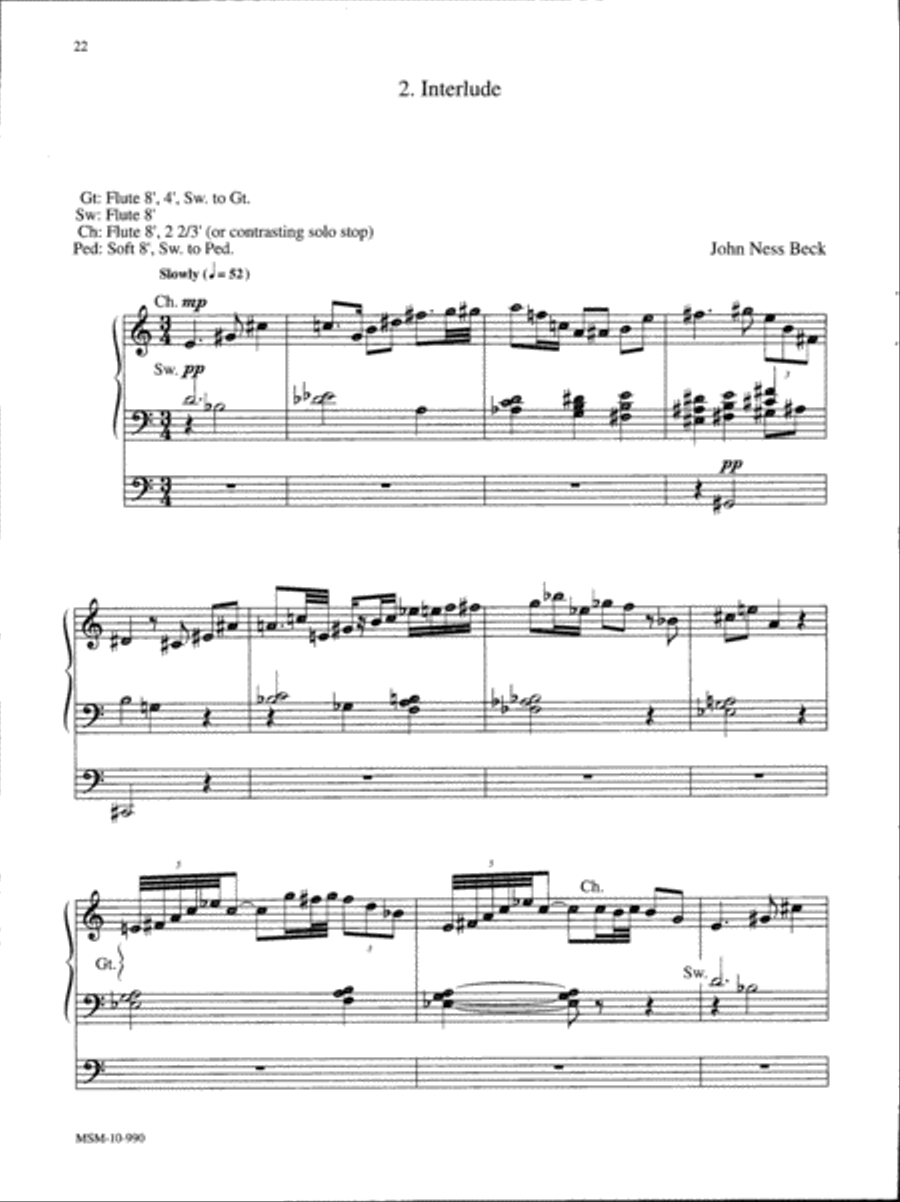 Marilyn Mason Music Library, Volume 1 Organ scores gallery preview page 9