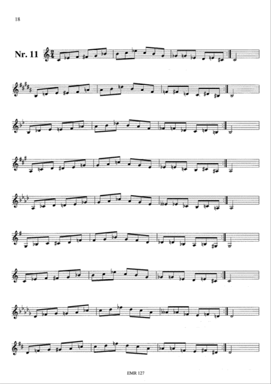 Virtuositatsubungen / Exercices de virtuosite / Virtuosity Drills