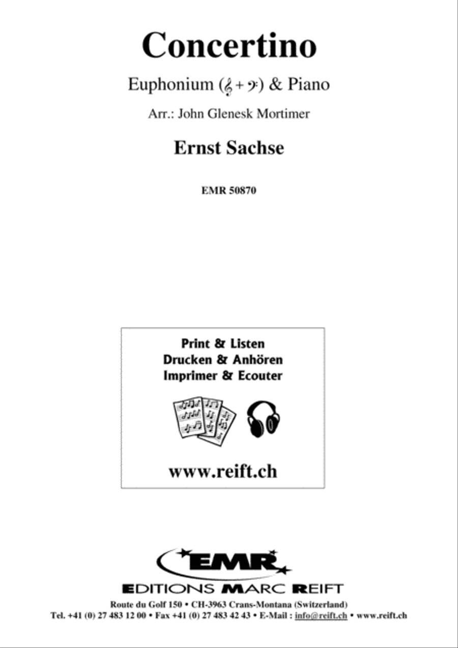 Concertino Euphonium scores gallery preview page 2